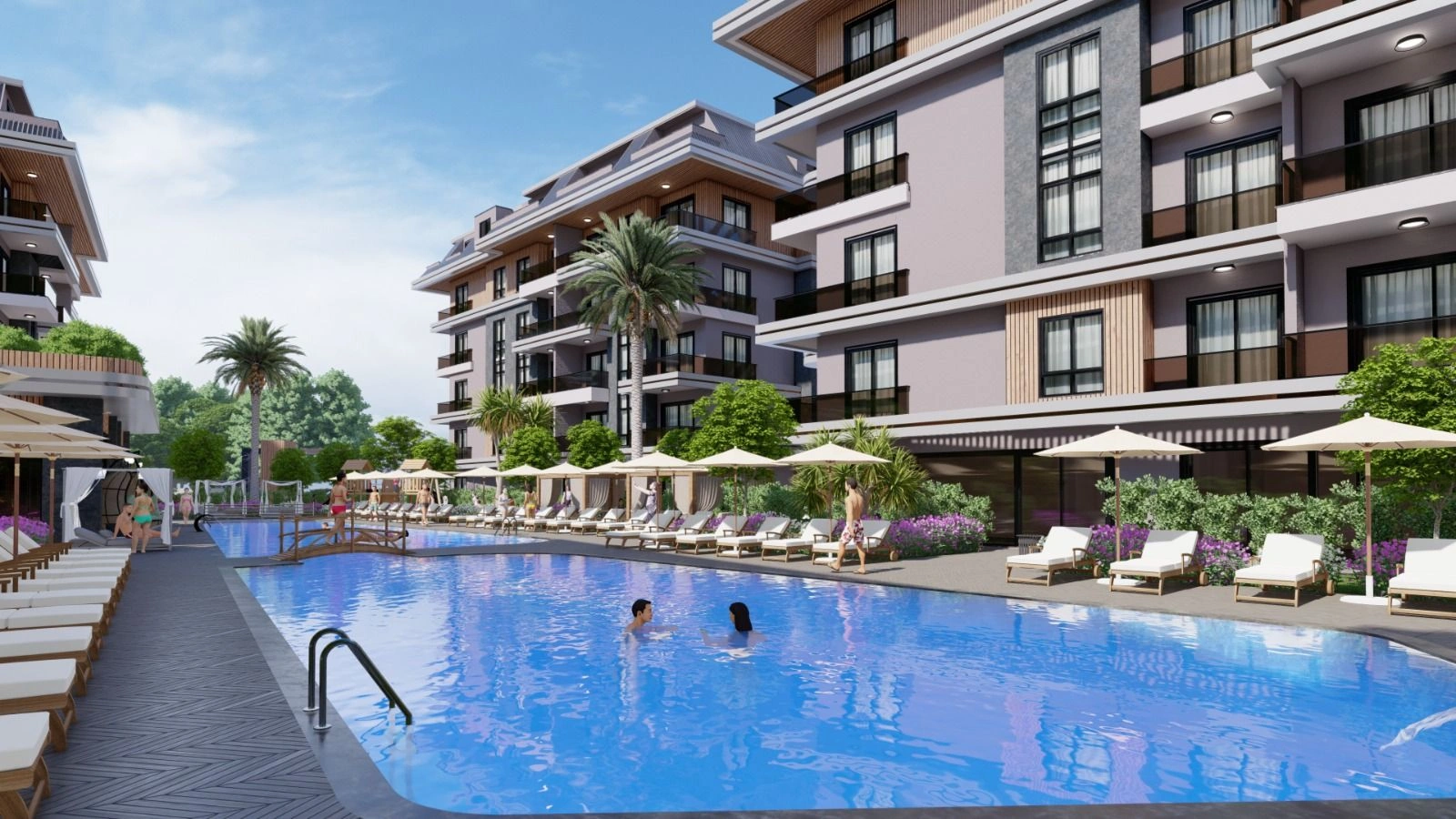 Nuevo complejo residencial en una zona prestigiosa de Alanya