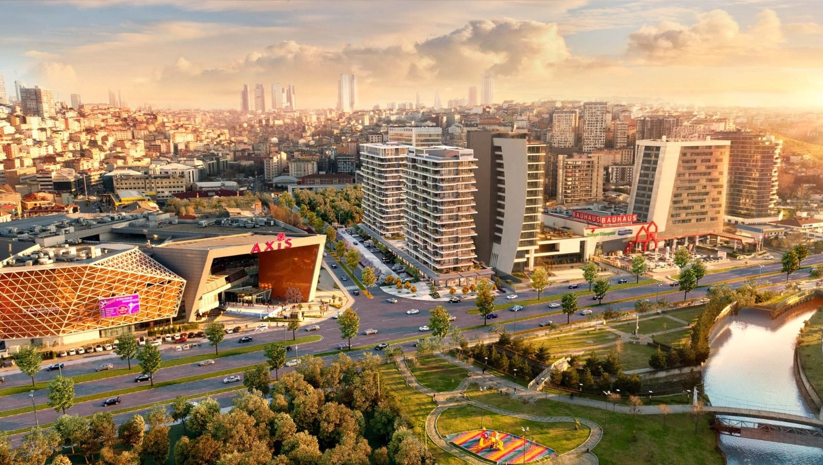 The project in the heart of European part