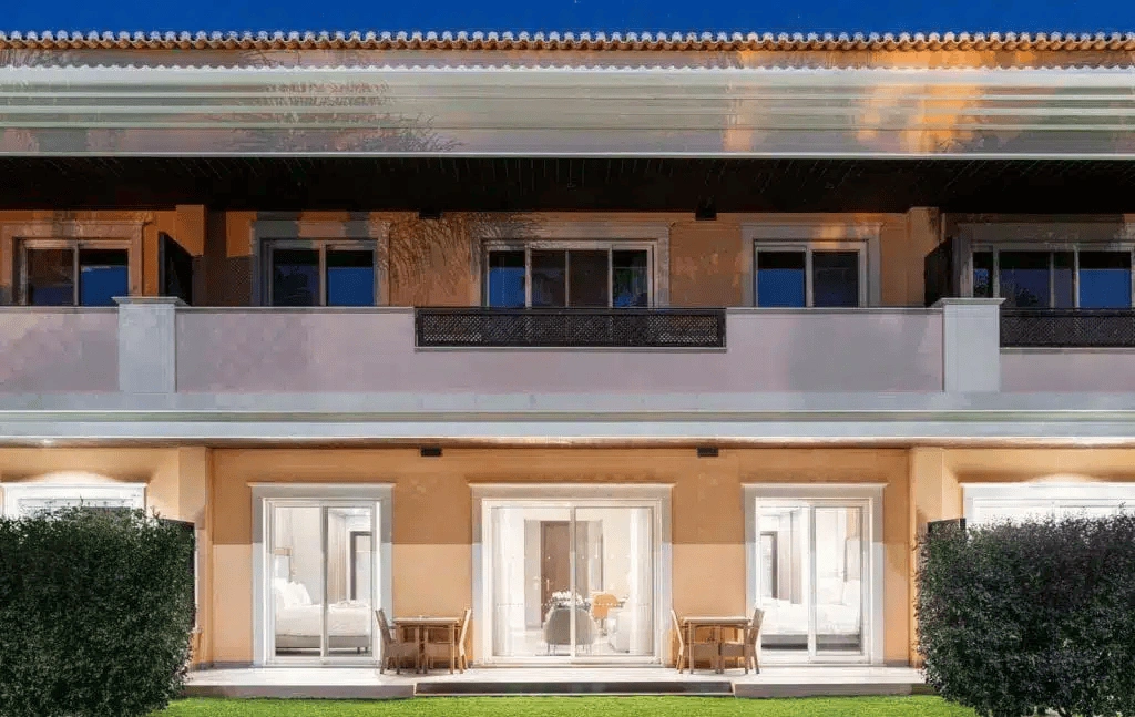 Hotel complex in luxury resort of Quinta do Lago, Portugal