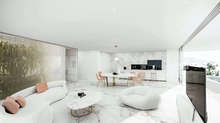 مجتمع آپارتمانی در گلیفادا - حومه آتن، یونان