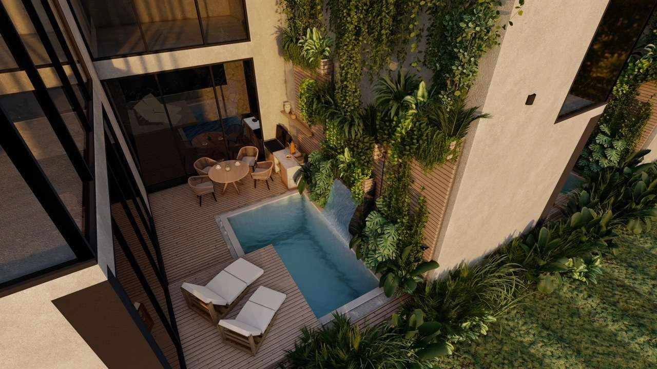 مشروع 4 تاونهاوس في منطقة كانغو، بالي