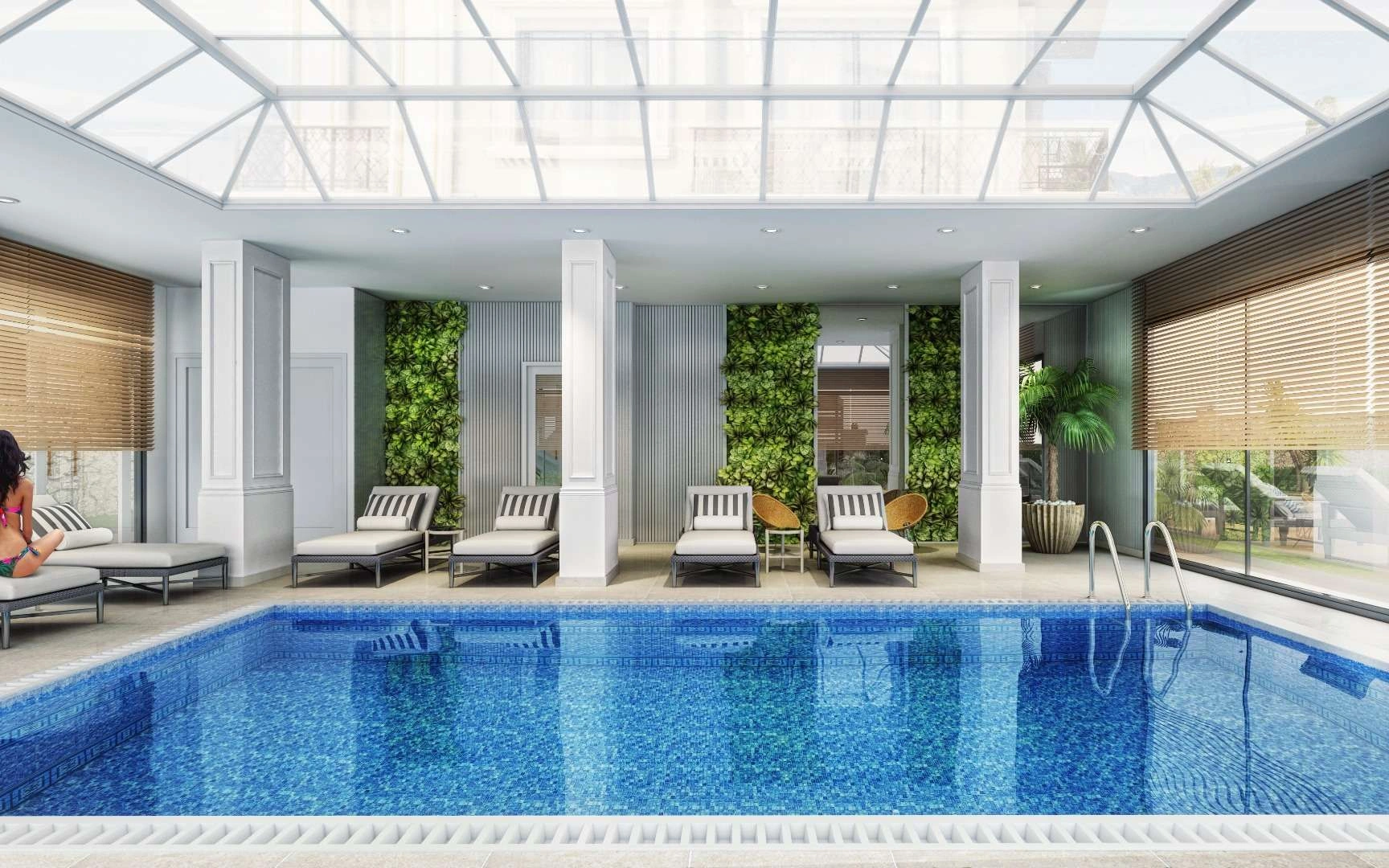 New residential complex in Alanya city of Turkey