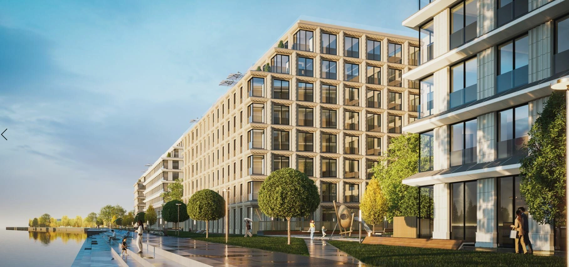 Complejo de residencias premium en la Malaya Neva en SPb