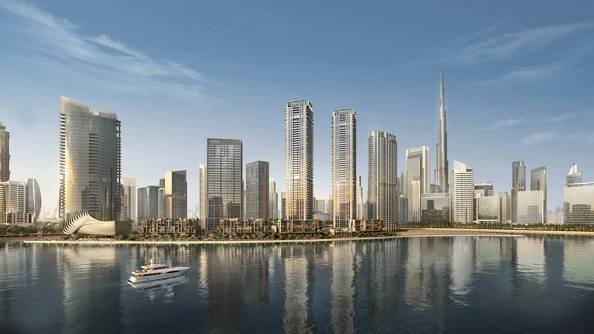 Premium complex of two 52-story skyscrapers