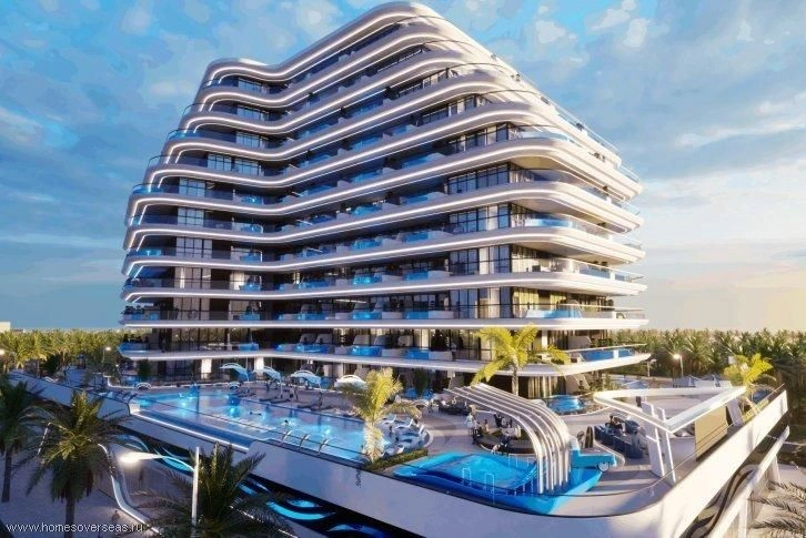 Premium class residential complex in Dubai
