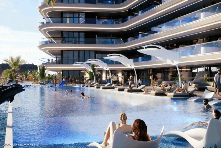 Premium class residential complex in Dubai