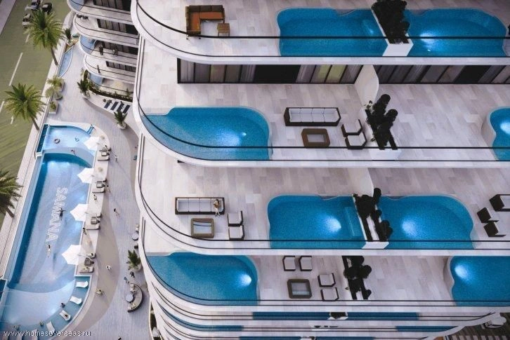 Premium class residential complex in Dubai