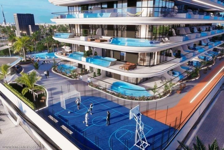 Premium class residential complex in Dubai