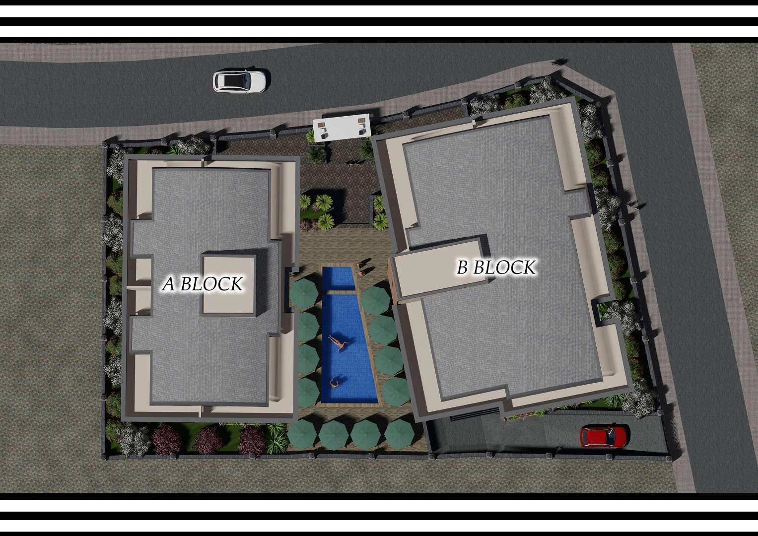 Private business class complex Alanya city of Turkey