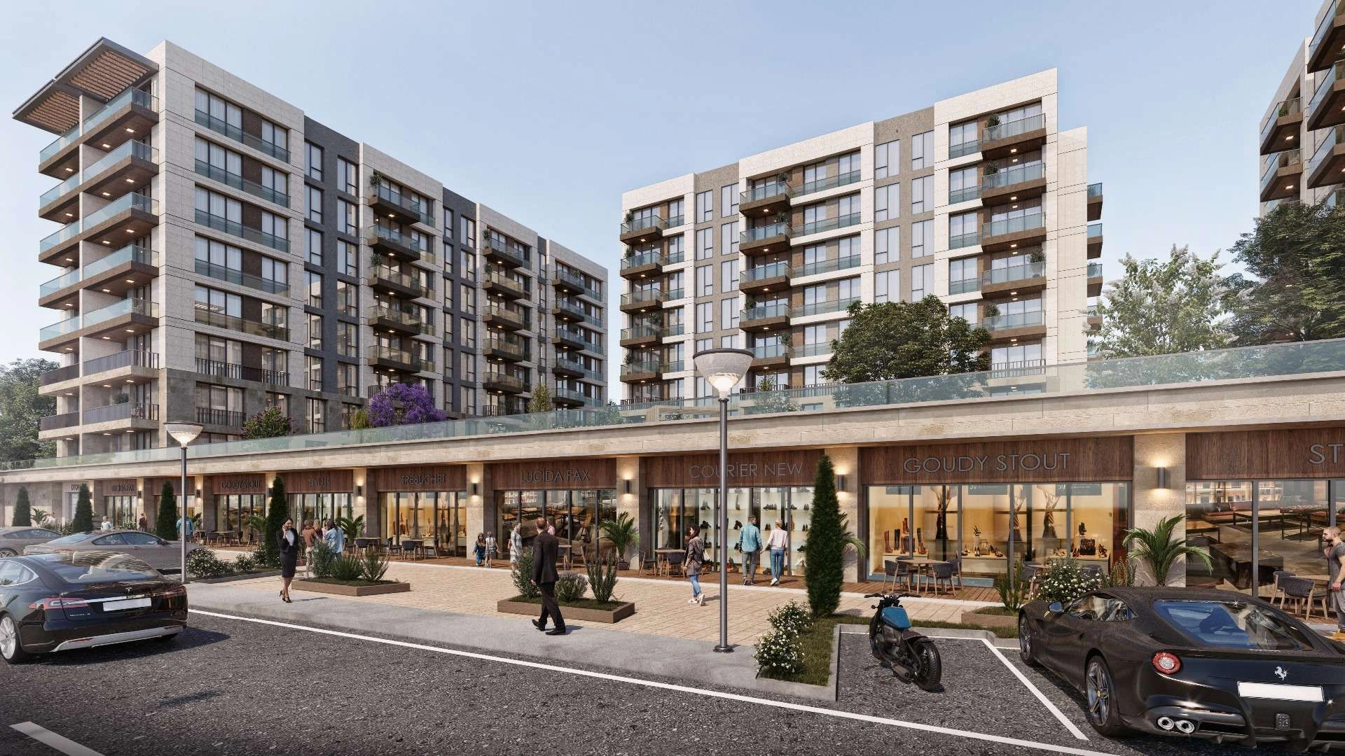 Modern complex in Avcilar area of Istanbul