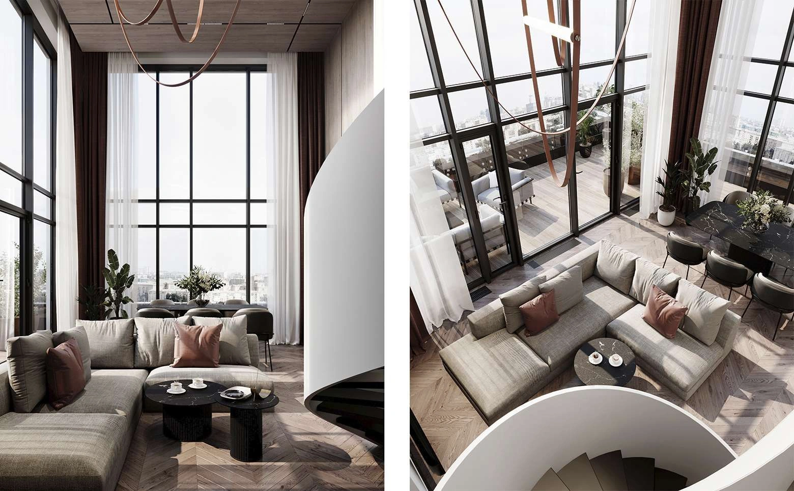 Saint Petersburg'da 11 kat yüksekliğinde bir konut