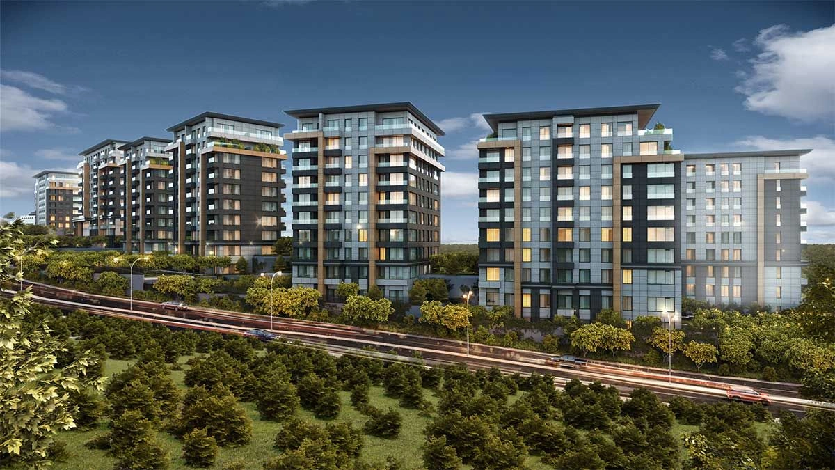 Complejo premium en el bosque de pinos de Estambul