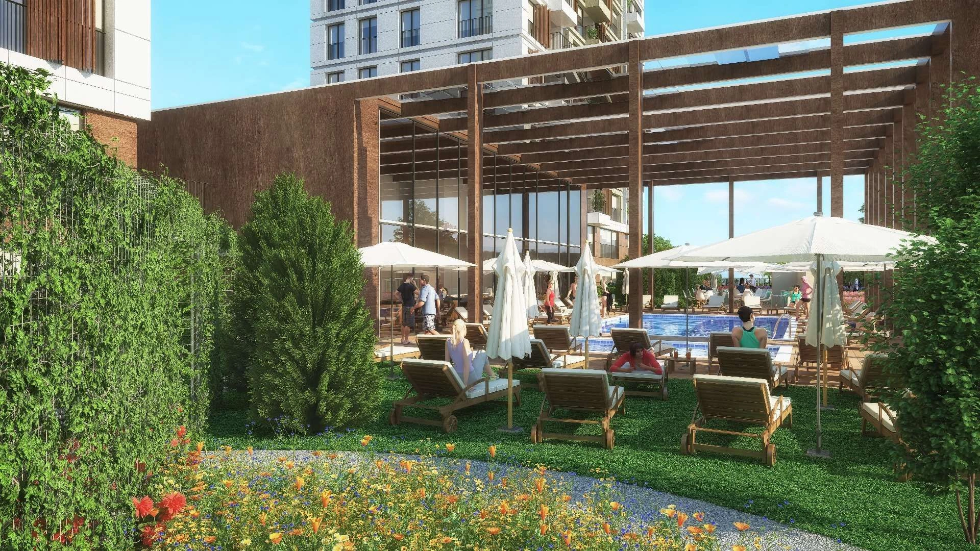 Elite residential complex in Kartal area of Istanbul