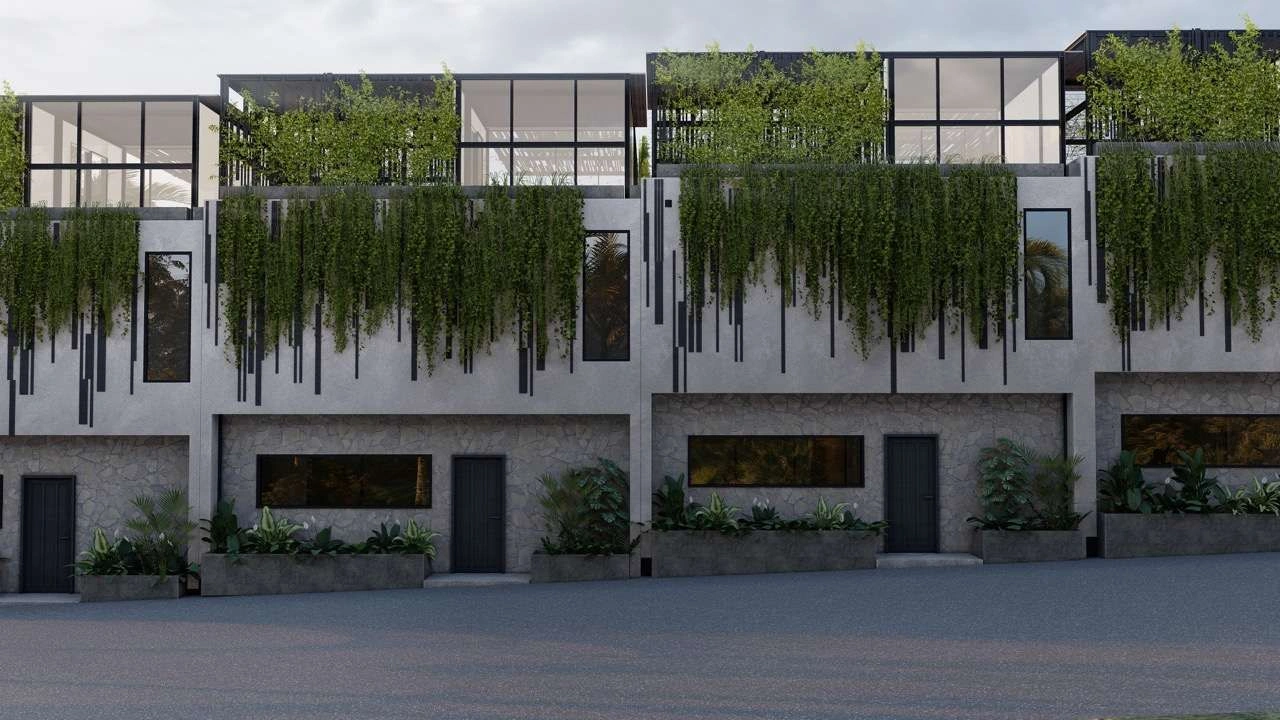 مشروع 4 تاونهاوس في منطقة كانغو، بالي