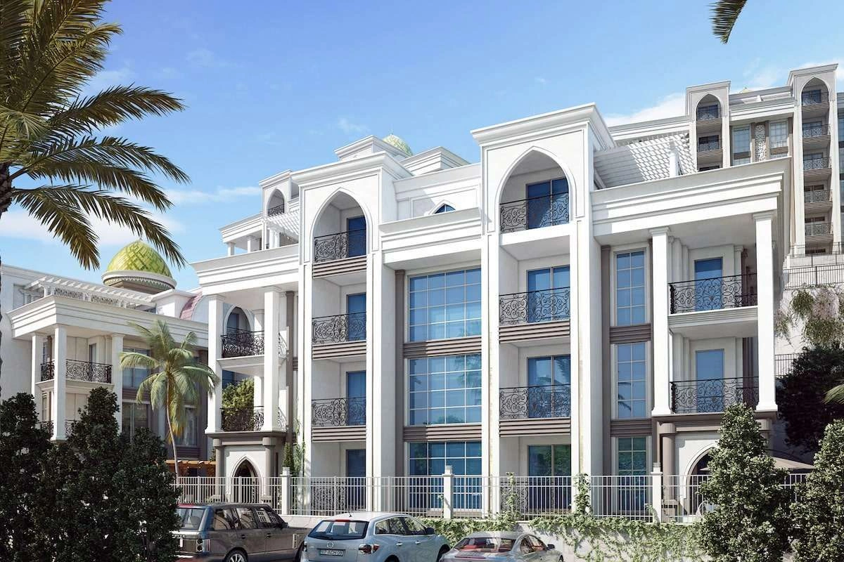 Grand complex of residences in Kargicak Alanya
