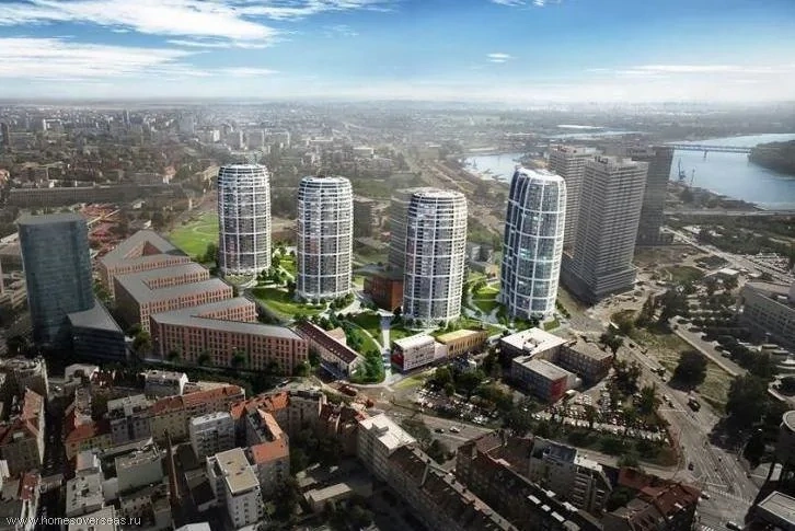 查看位于布拉迪斯拉发的高端综合体公寓