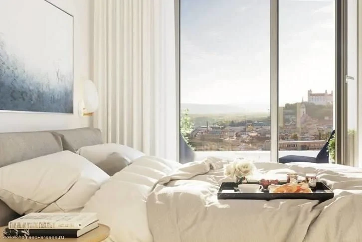 查看位于布拉迪斯拉发的高端综合体公寓