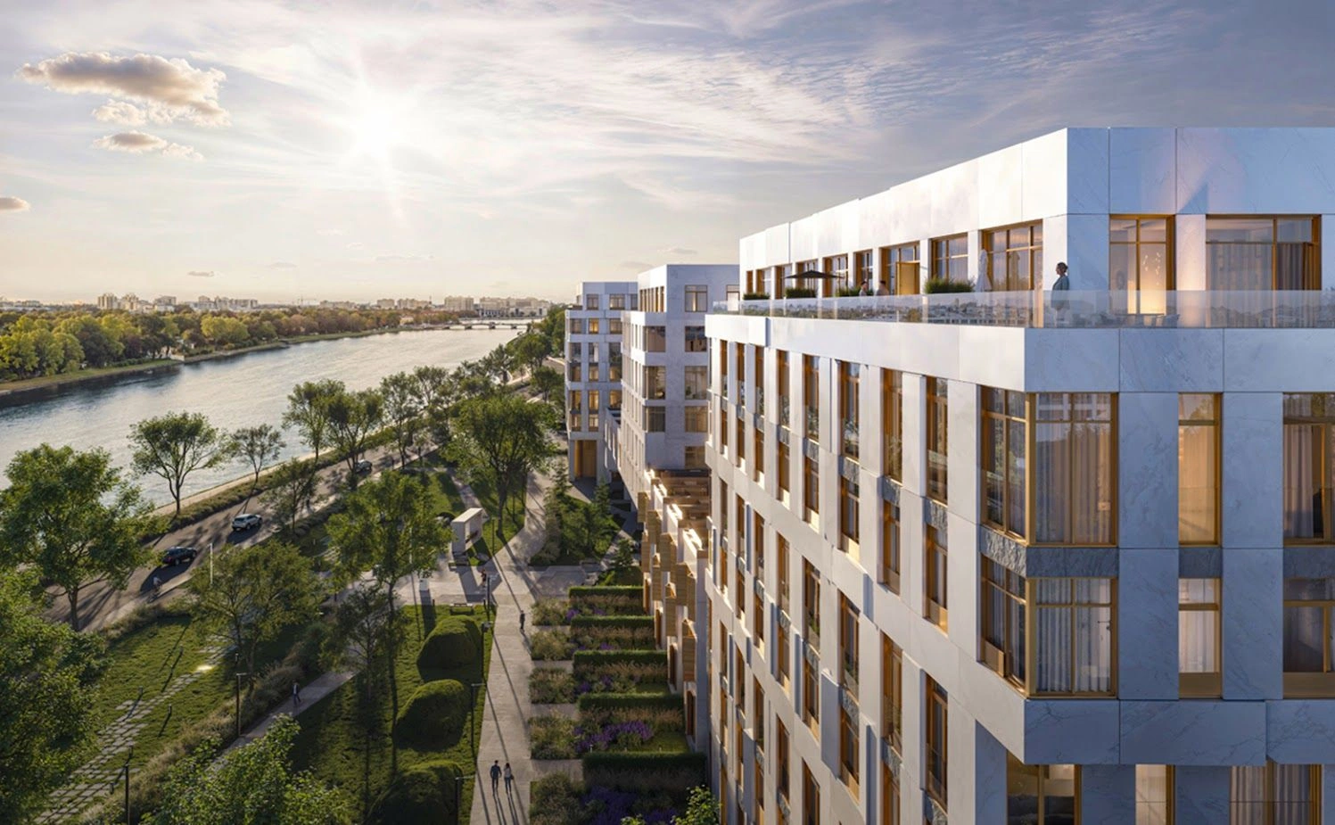 A premium residential complex Aptekarsky Islan