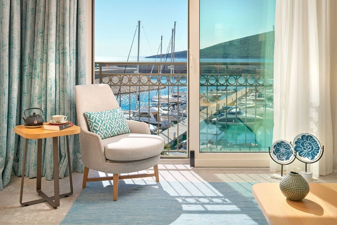 One of seven hotels in the Lustica Bay area, Montenegro