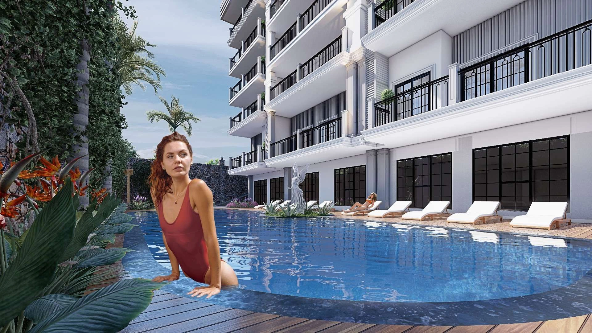 مجموعه مسکونی ۱۰۰ متر از دریای مدیترانه