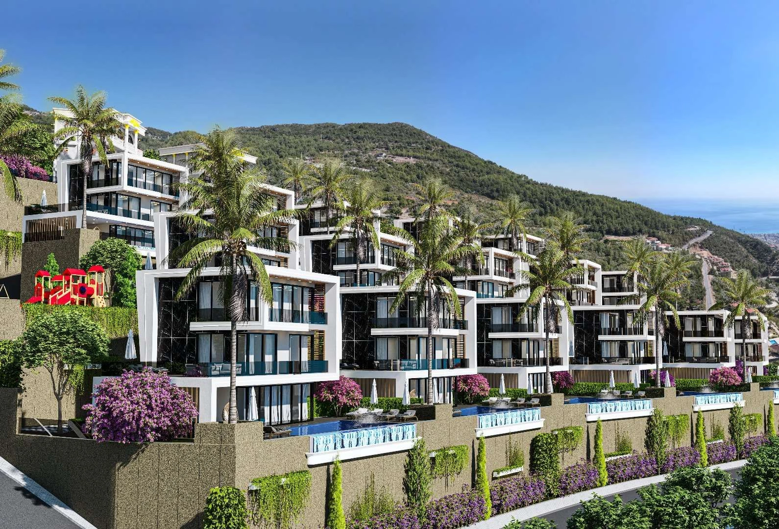 مجموعه ویلاهای لوکس در آلانیا