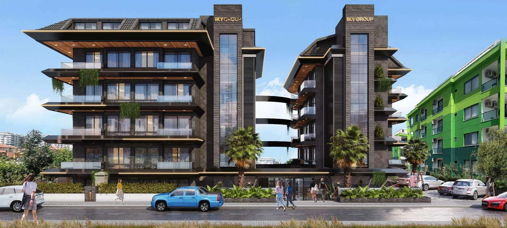 Unique project near the beach in Kestel area of Alanya