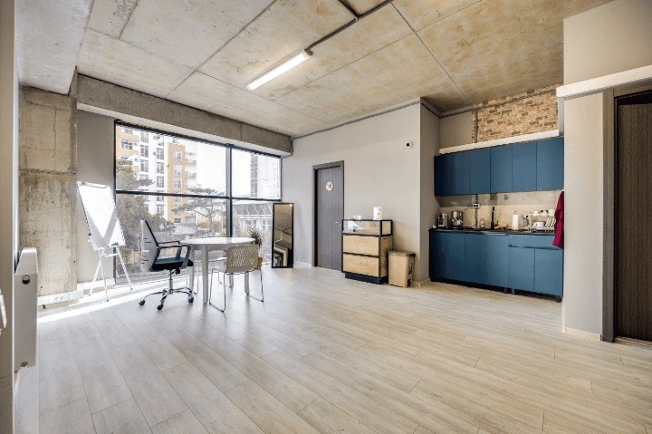 Commercial real estate with stained glass windows