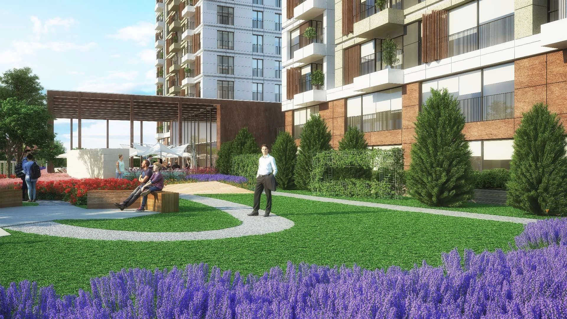 Elite residential complex in Kartal area of Istanbul