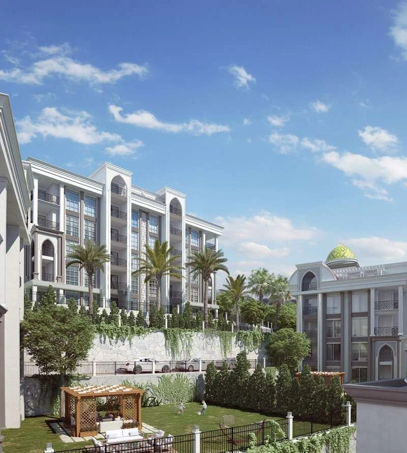 Grand complex of residences in Kargicak Alanya