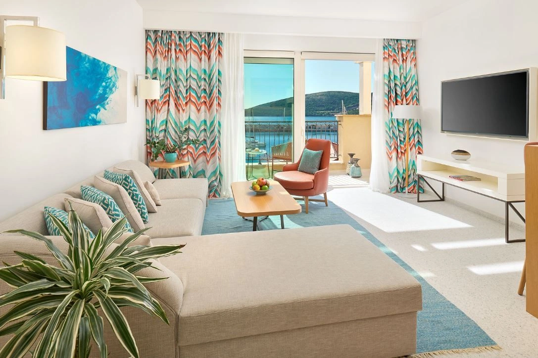 One of seven hotels in the Lustica Bay area, Montenegro