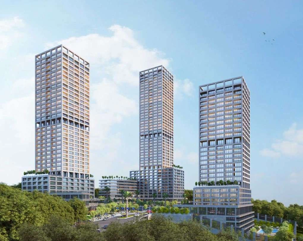 Elite residential complex in Atasehir area of Istanbul
