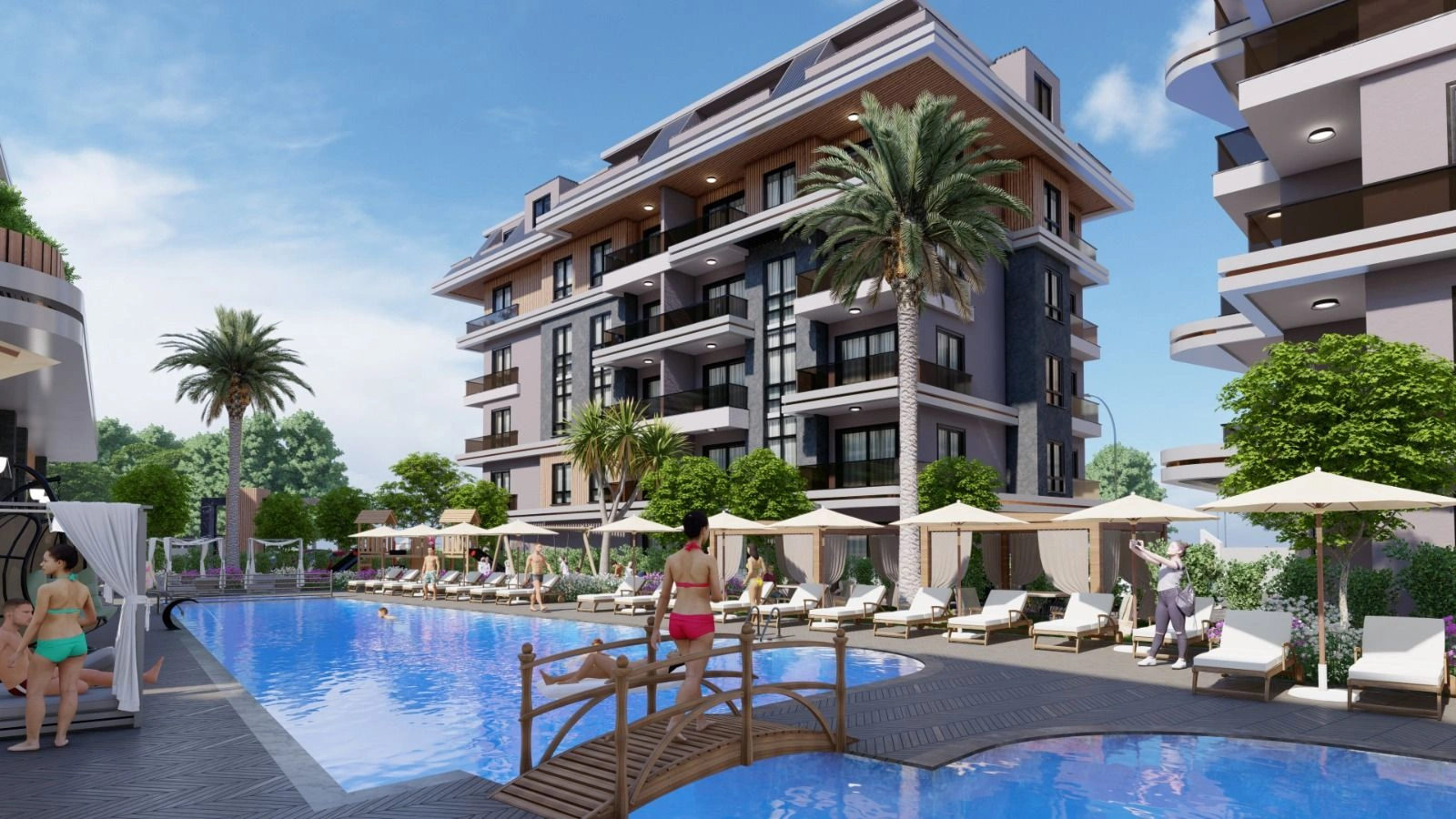 Nuevo complejo residencial en una zona prestigiosa de Alanya