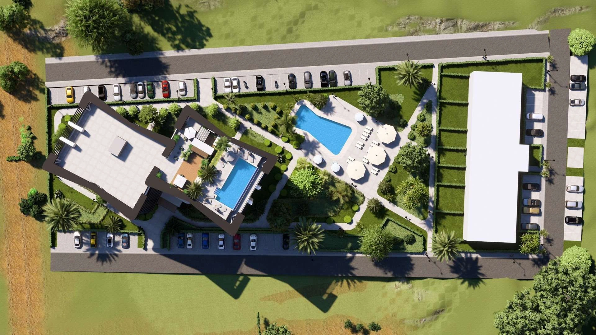 مجتمع آپارتمانی نزدیک لانگ بیچ، قبرس شمالی