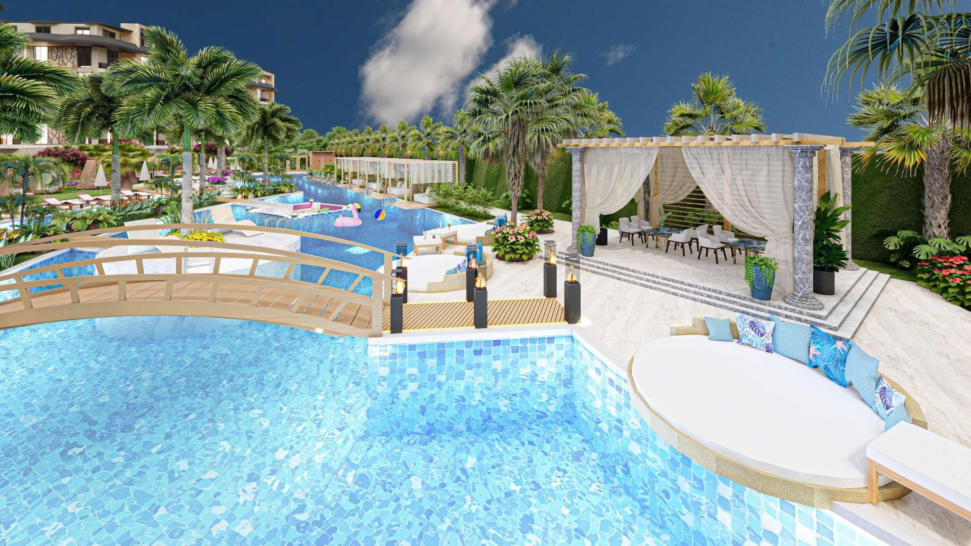 Business class project in Oba area of Alanya