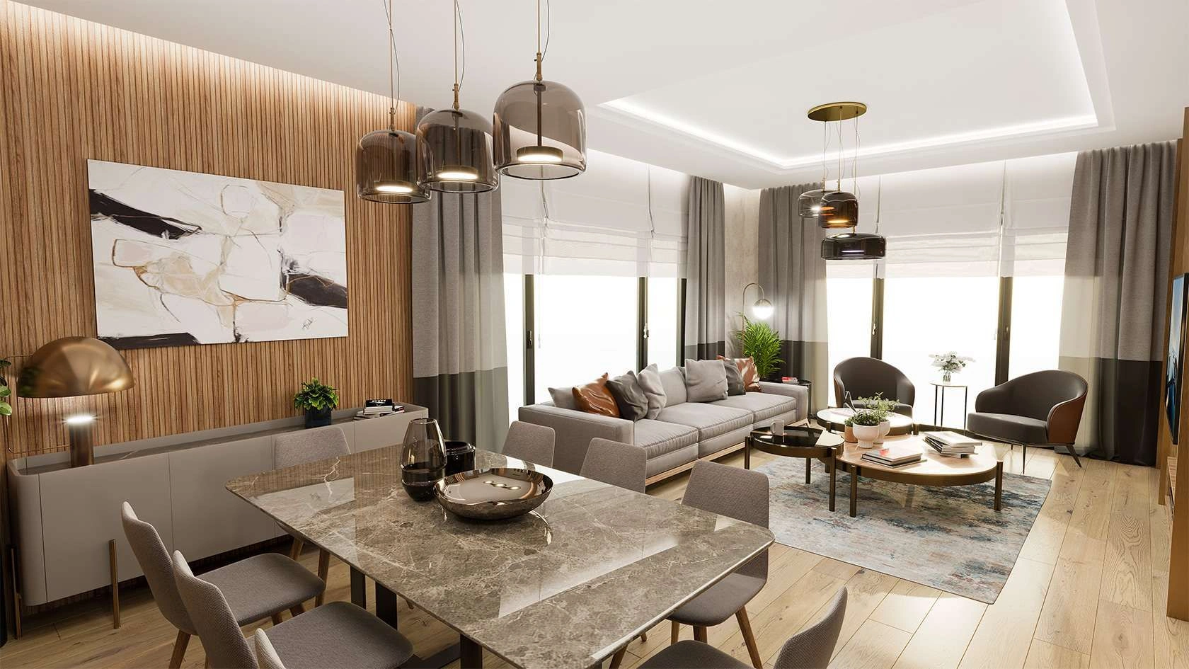 Elite apartment complex in Bahcesehir area of Istanbul