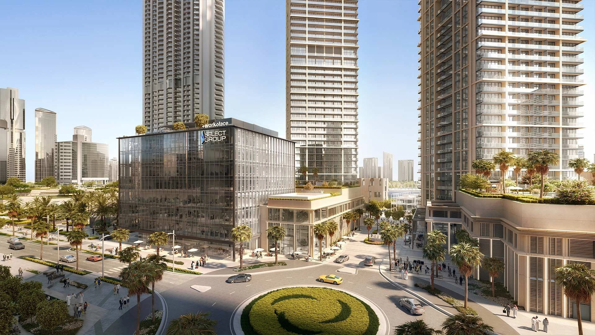 Premium complex of two 52-story skyscrapers