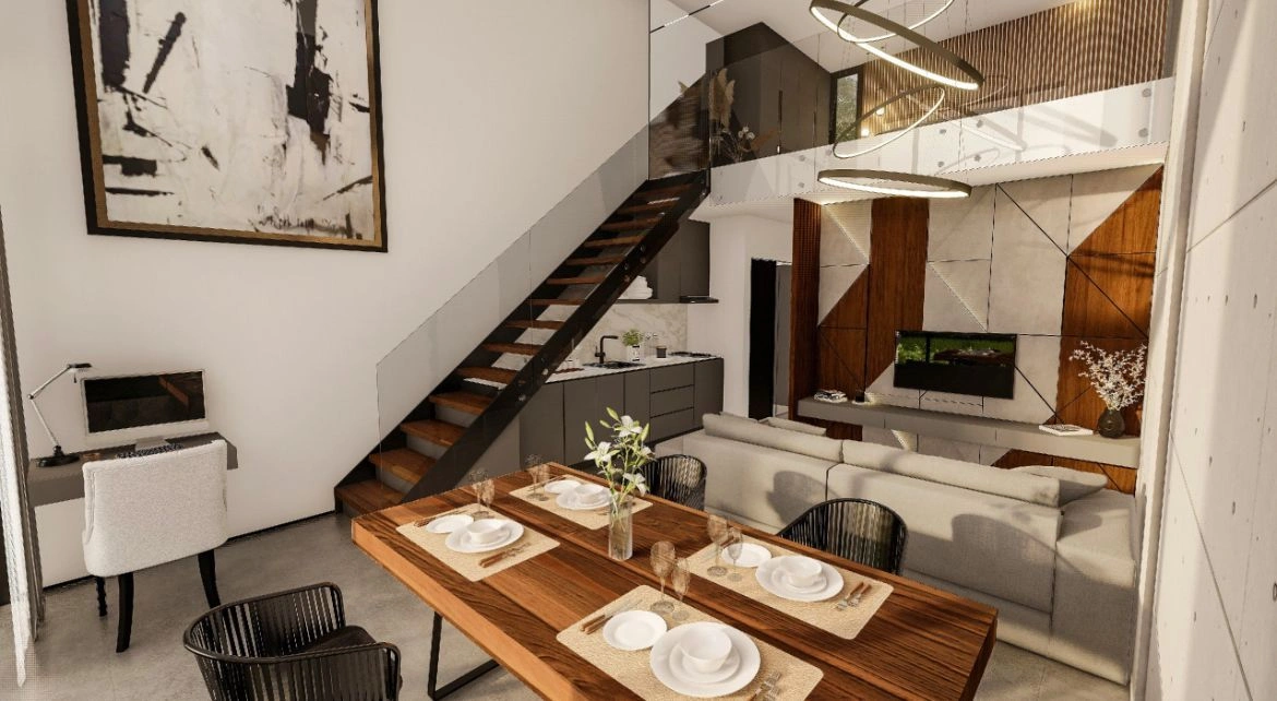 Ergonomic apartments in Canggu