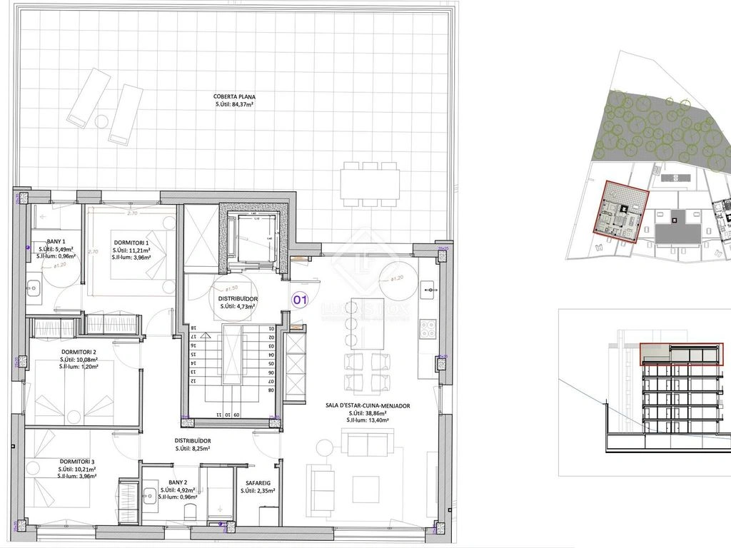 La Massana, Andorra'da modern 114 m2 daire