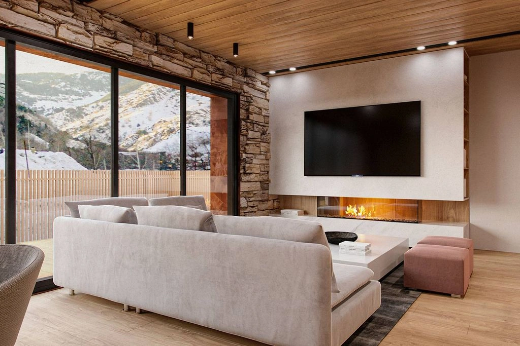 안도라 엘 타르테르, 가구 완비 아파트 147 m²