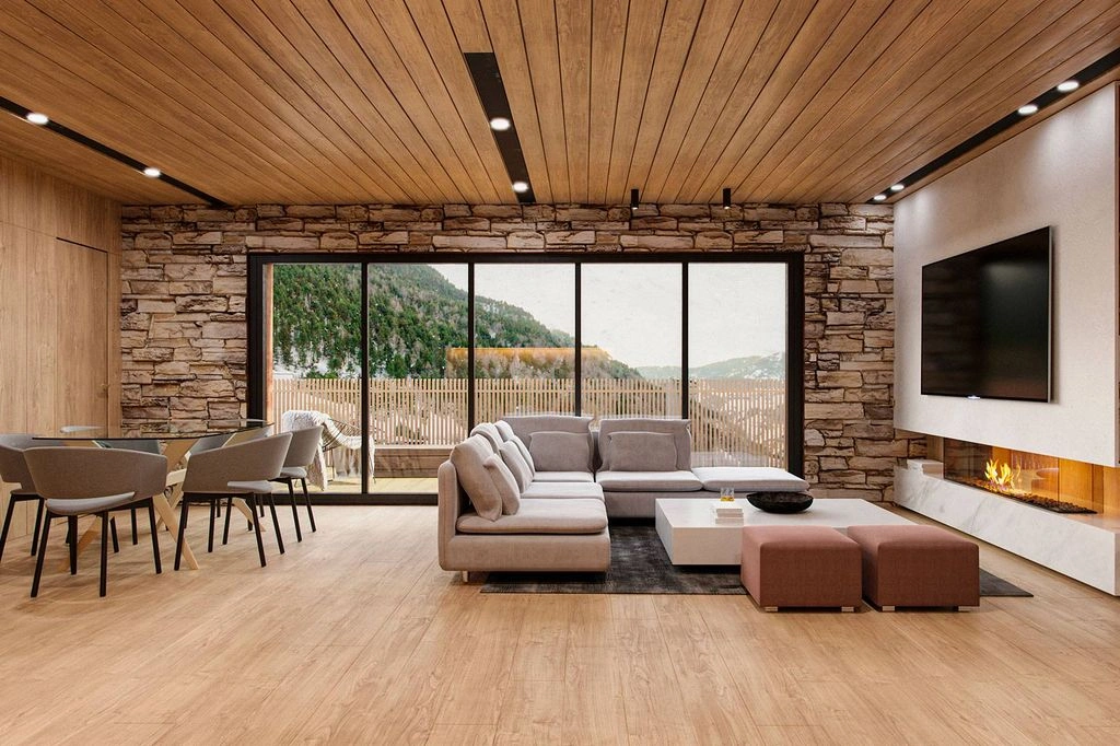 안도라 엘 타르테르, 가구 완비 아파트 147 m²