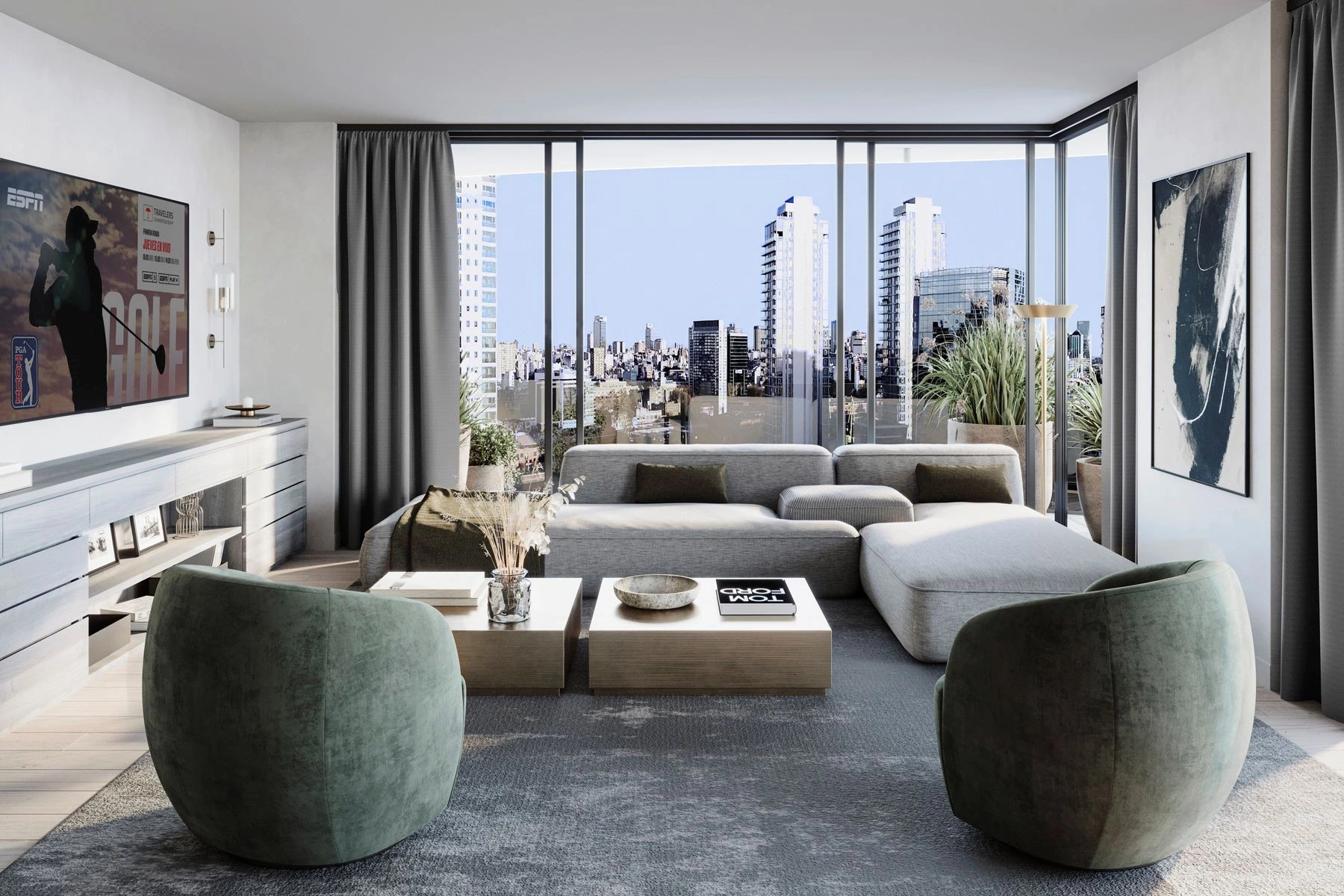 बुएनोस आयर्स, अर्जेंटीना में आरामदायक 123 m² अपार्टमेंट