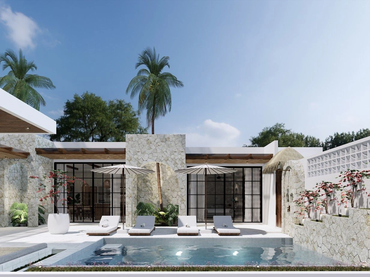 Villa of 137 m2 in the coastal area of Bingin, Bali