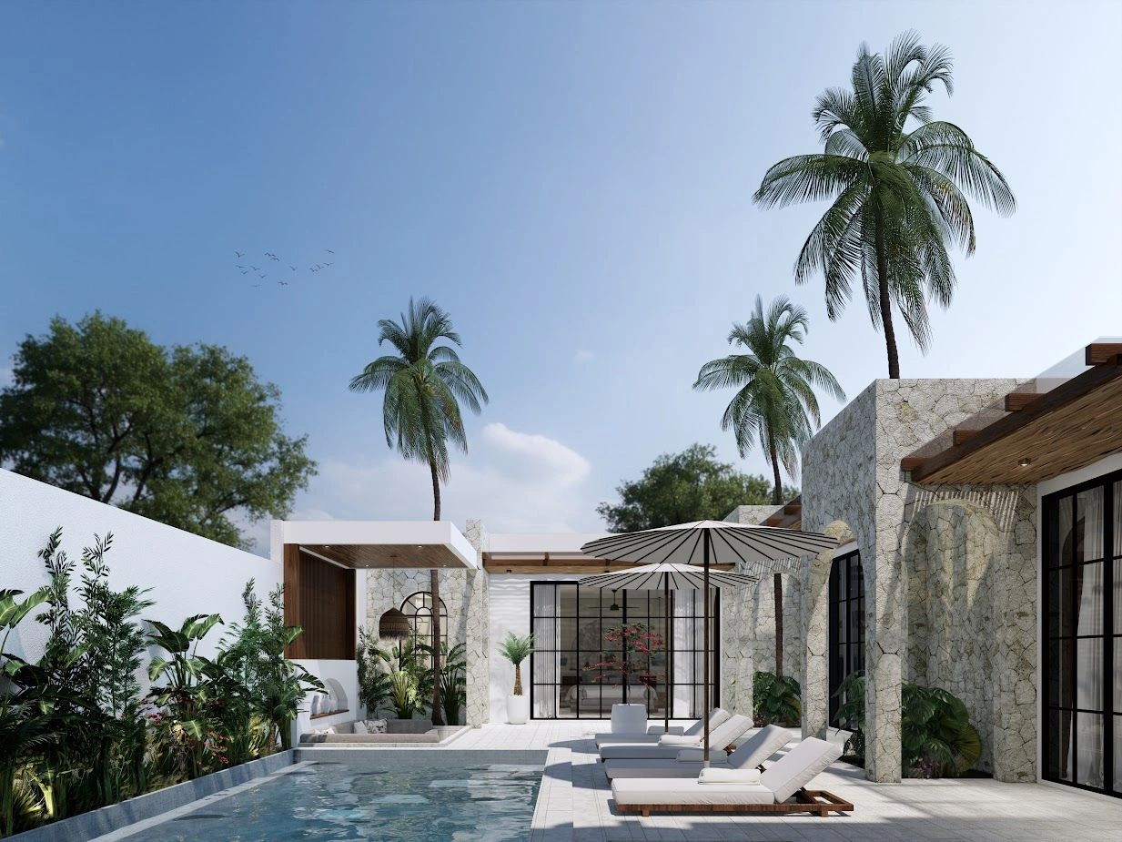 Villa of 137 m2 in the coastal area of Bingin, Bali