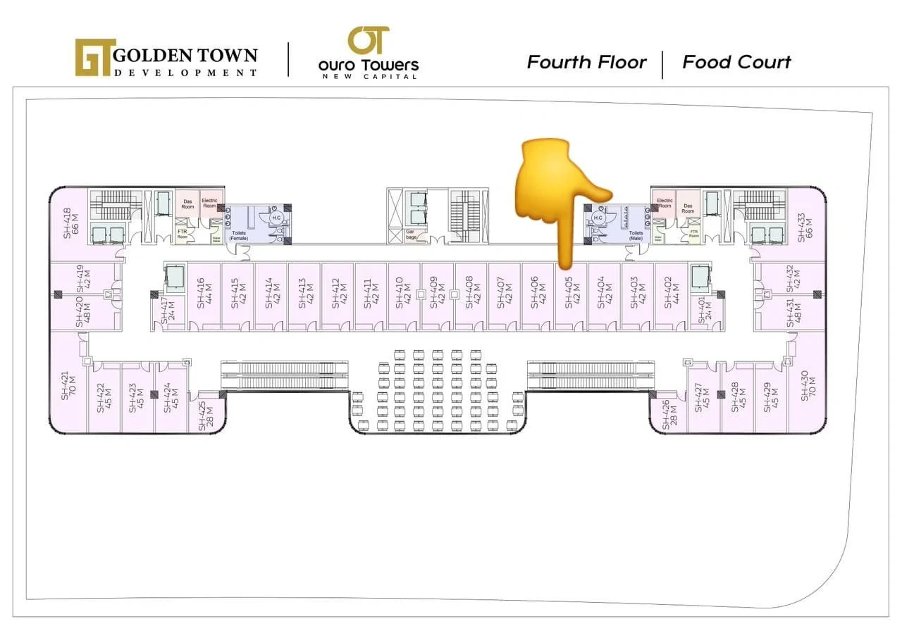 Spazio commerciale 20 m² al Cairo, Egitto