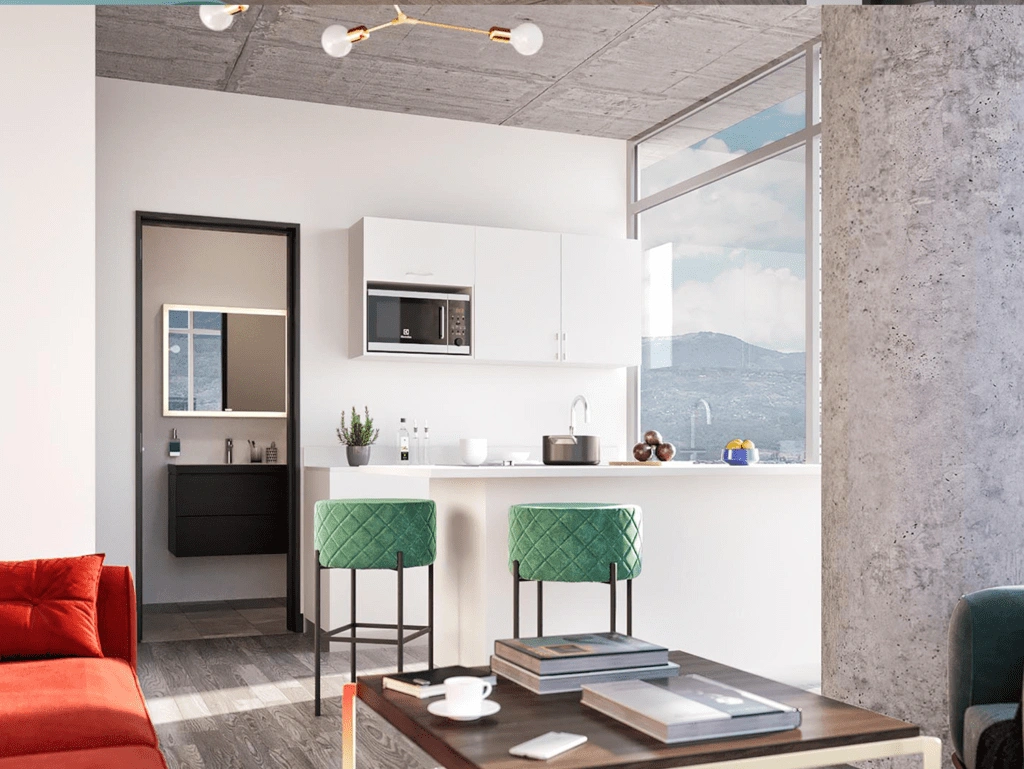 圣何塞(哥斯达黎加)适合家庭的 1+1 公寓