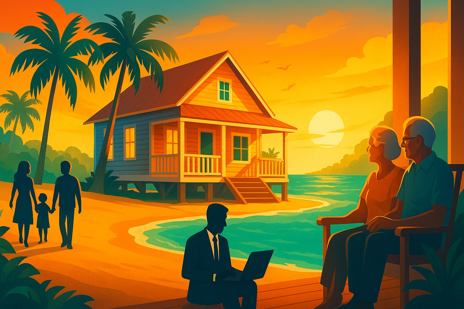 How to get Belize residence in 2026 — work, retirement & family