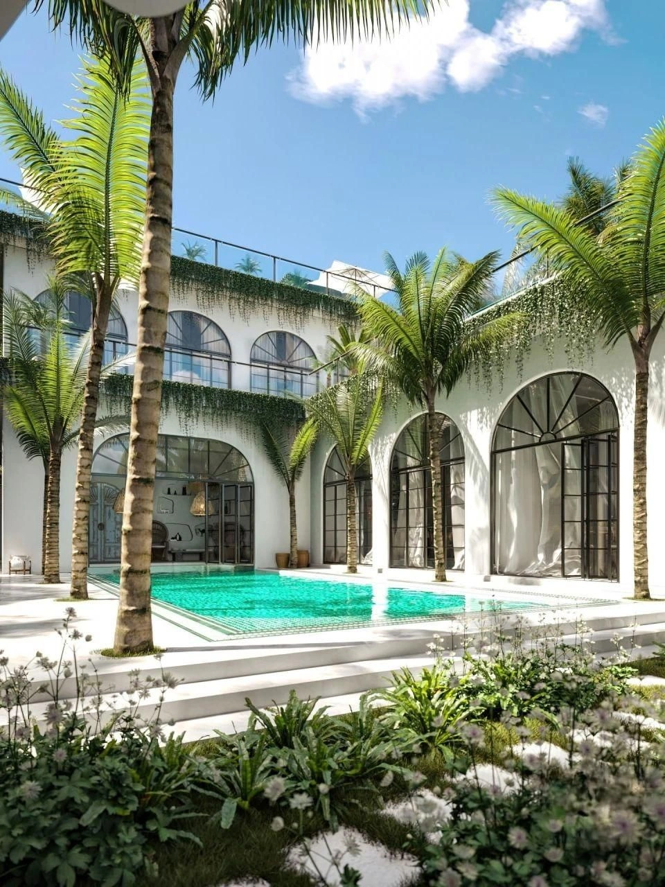 Spacious villa with private pool near Pandawa Beach