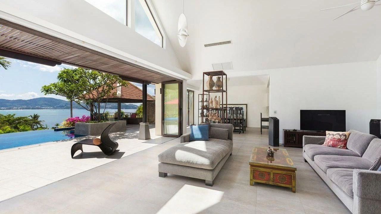 Resort-Boutique-Villa 4+1 mit Meerblick, Phuket