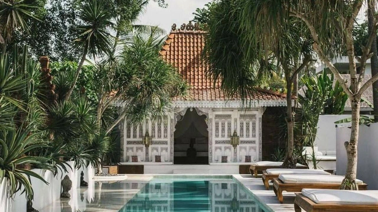 Exquisite villa 250 m2 in bohemian style in Canggu
