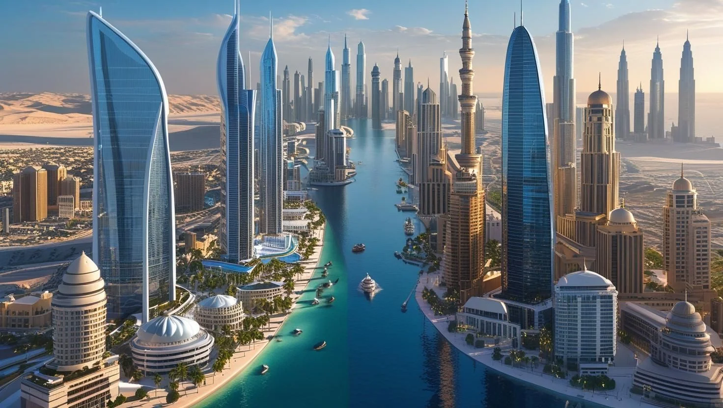 دبی در مقابل استانبول: راهنمای جامع برای سرمایهگذاری در املاک